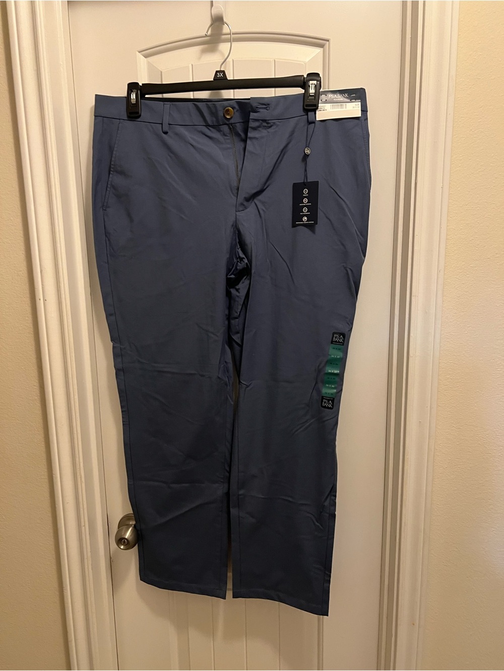 New Jos. A. Bank Men's Slate Blue Stretch Chinos